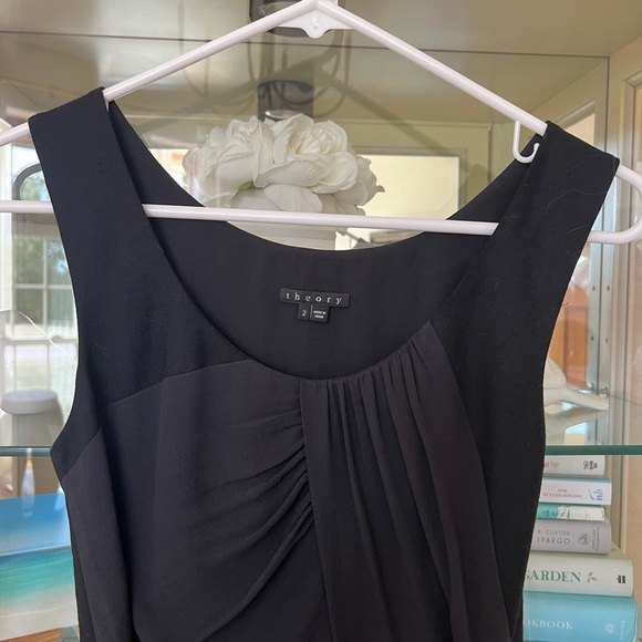 Like New Theory Black Dress Size 2 - Picture 4 of 6